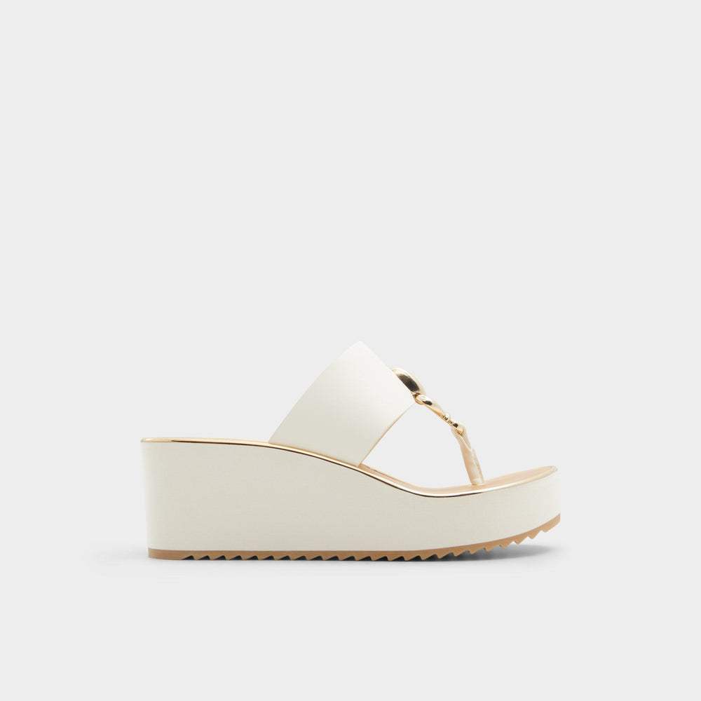 Penelopy White Women's Wedges - Wedge sandal Wedge heel