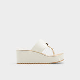 Penelopy White Women's Wedges - Wedge sandal Wedge heel
