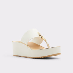Penelopy White Women's Wedges - Wedge sandal Wedge heel