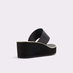 Penelopy Black Women's Wedges - Wedge sandal Wedge heel
