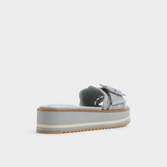 Platform Wavynelly Other Blue Women's Flats - Slide sandal