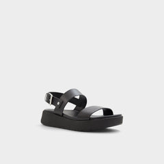 Silyia Black Women's Sandals - Flat sandal