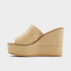 Midsommar Open Natural Women's Wedges - Wedge sandal Wedge heel