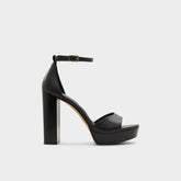 Enaegyn2.0 Black Women's Platform sandals - Strappy heeled sandal Platform