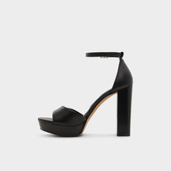 Enaegyn2.0 Black Women's Platform sandals - Strappy heeled sandal Platform