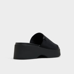 Yassa Black Women's Wedges - Wedge sandal