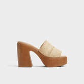 Platform Maysee Natural Women's Platform sandals - Heeled mule