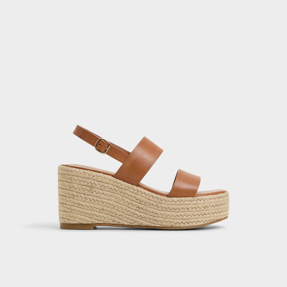 Keoni Medium Brown Women's Platform sandals - Wedge sandal