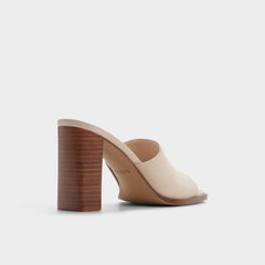 Block heel Re in Sophia Other Beige - Heeled mule