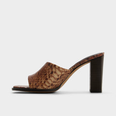 Block heel Re in Sophia Brown Multi14190695 - Heeled mule