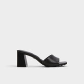 Block heel Tisha Black Women's Heeled mules - Heeled mule