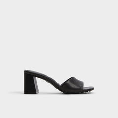Block heel Tisha Black Women's Heeled mules - Heeled mule