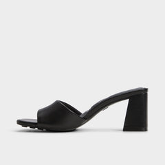 Block heel Tisha Black Women's Heeled mules - Heeled mule
