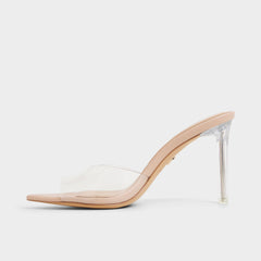 Stiletto heel Anitabrilden Beige Women's Mule slides - Heeled mule