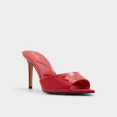 Anniebrilden Red Women's Heeled mules - Heeled mule Stiletto heel
