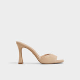 Stiletto heel Jennifer in Medium Beige - Heeled mule