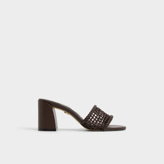Block heel Beachdate Dark Brown Women's Block heels - Heeled mule