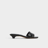 Scarletta Black Women's Heeled mules - Heeled mule Kitten heel