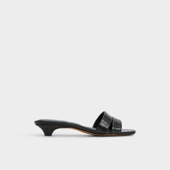 Scarletta Black Women's Heeled mules - Heeled mule Kitten heel