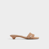 Scarletta Medium Brown Women's Heeled mules - Heeled mule Kitten heel