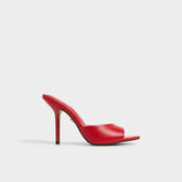 Stiletto heel Madelan in Bright Red - Heeled mule