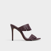 Nahanie in Bordo - Heeled mule Stiletto heel