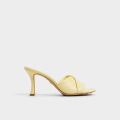 Lyhanna Light Yellow Women's Heeled mules - Heeled mule Stiletto heel