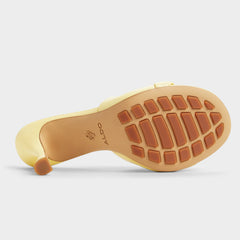 Lyhanna Light Yellow Women's Heeled mules - Heeled mule Stiletto heel