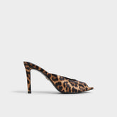 Stiletto heel Elenara Brown Multi Women's Heeled mules - Heeled mule