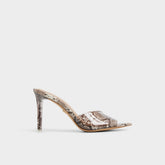 Anitabrilden Other Grey Women's Mule slides - Heeled mule Stiletto heel