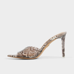 Anitabrilden Other Grey Women's Mule slides - Heeled mule Stiletto heel