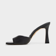 Stiletto heel Jennifer in Black - Heeled mule