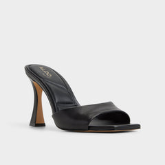 Stiletto heel Jennifer in Black - Heeled mule
