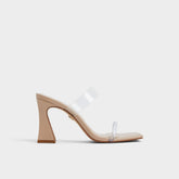 Calley Tan Women's Heeled mules - Heeled mule Block heel