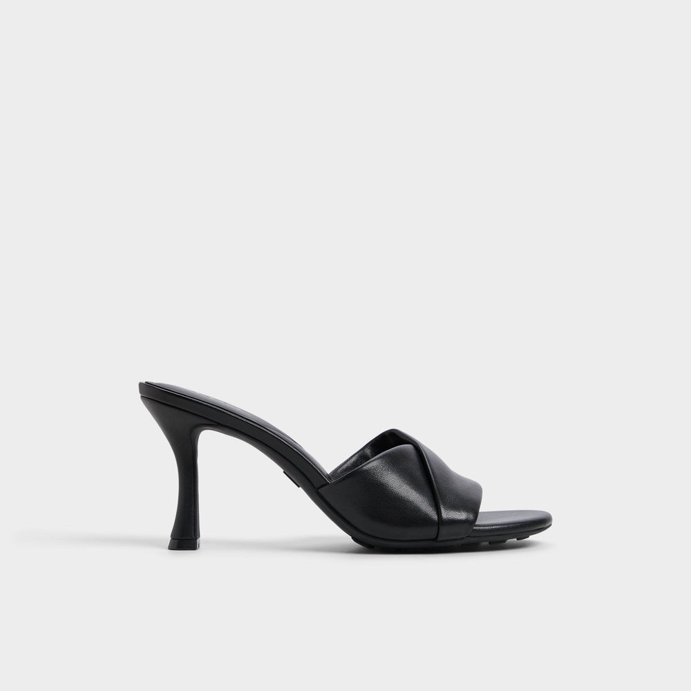 Lyhanna Black Women's Heeled mules - Heeled mule Stiletto heel