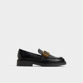 Kalya in Black - Loafer Block heel