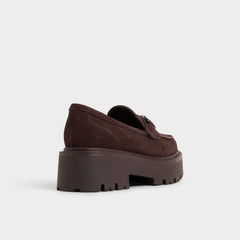Oneameth in Dark Brown - Loafer Lug sole