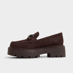 Oneameth in Dark Brown - Loafer Lug sole