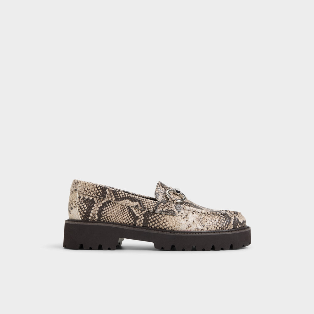 Danrose in Open Brown - Loafer Lug sole