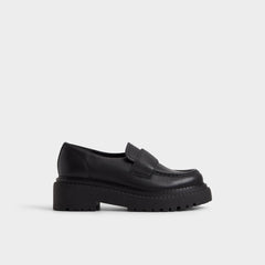 Lug sole Miravella in Black - Loafer