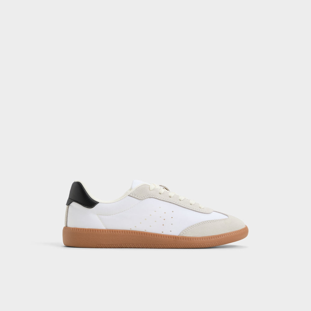 Clubstyle White/Black Women's Low top sneakers - Jogger sneaker Jogger sole