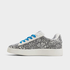 Timothy in Goodman White Black - Women's low top sneaker Cup sole