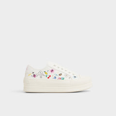 Rayes White/Multi Women's Low top sneakers - Sneaker Platform