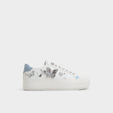 Saxony White/Multi Women's Platform and wedge sneakers - Low top sneaker