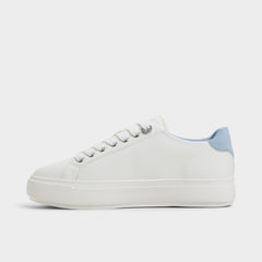 Saxony White/Multi Women's Platform and wedge sneakers - Low top sneaker