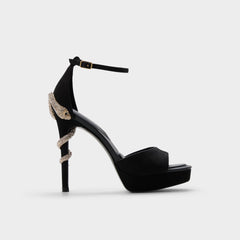 Platform Medusa in Other Black 14266744 - Strappy heeled sandal