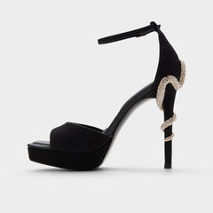 Platform Medusa in Other Black 14266744 - Strappy heeled sandal