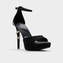 Platform Medusa in Other Black 14266744 - Strappy heeled sandal