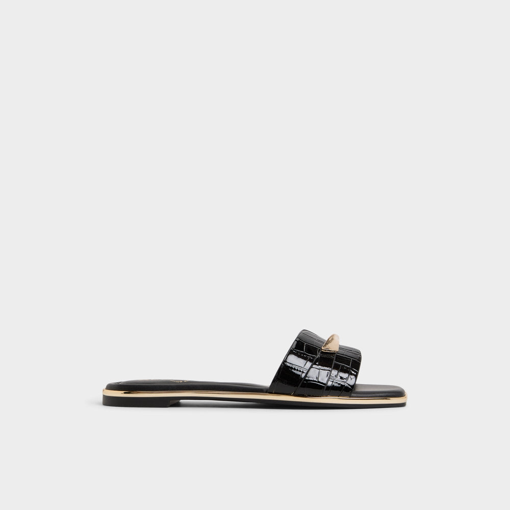 Darlina in Black - Slide sandal