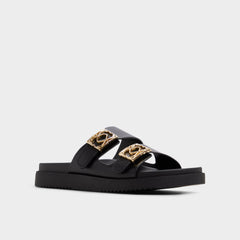 Footbed sandal Mungos in Black - Footbed sandal